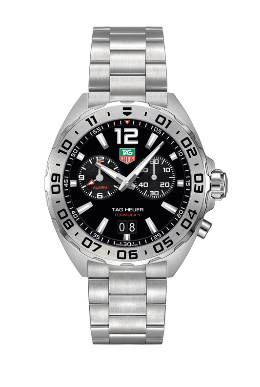 TAG Heuer Formula 1 Date Alarm Stainless Steel, 41mm, Ref# WAZ111A.BA0875