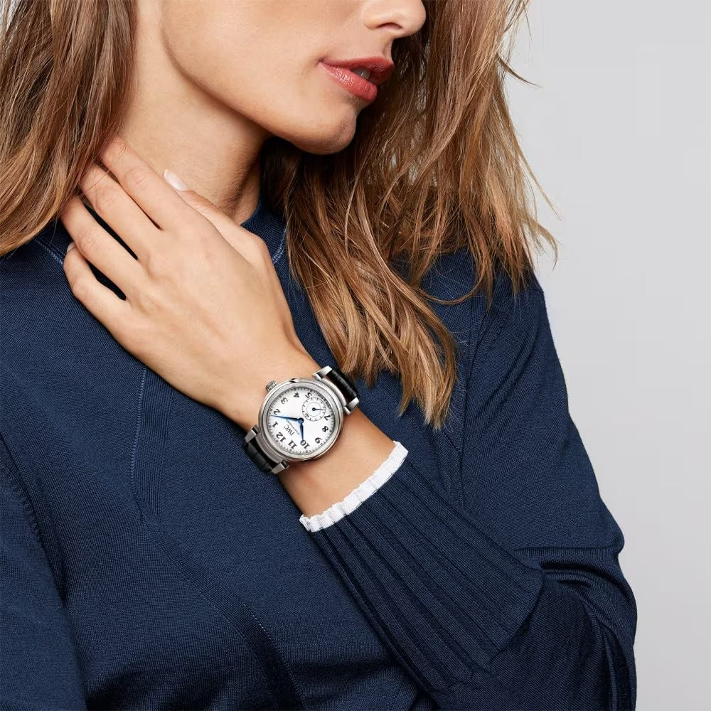 Unworn IWC Da Vinci Automatic “150 Years”, Stainless Steel, 40,4mm, Ref# IW358101, Watch om women hand