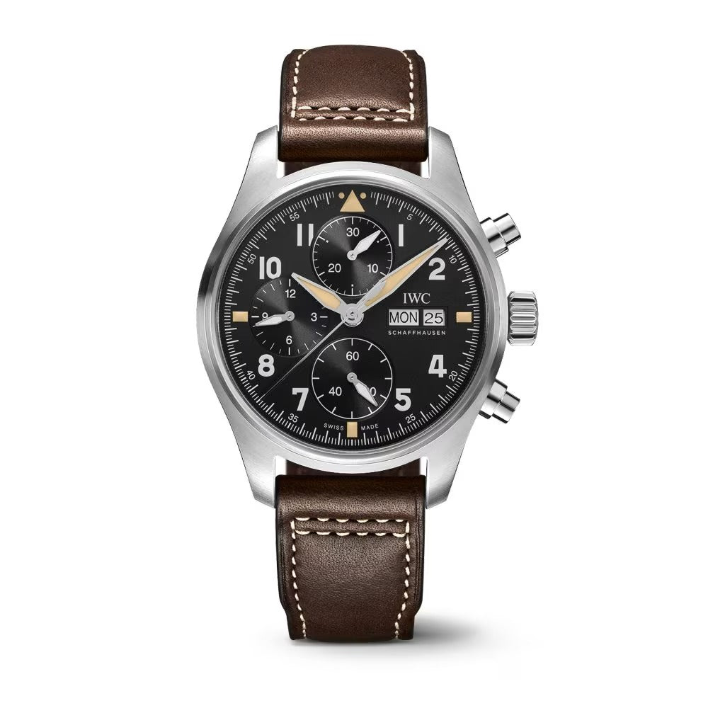 Unworn IWC Pilot's Watch Spitfire Chronograph, Bronze, 41mm, Ref# IW387903