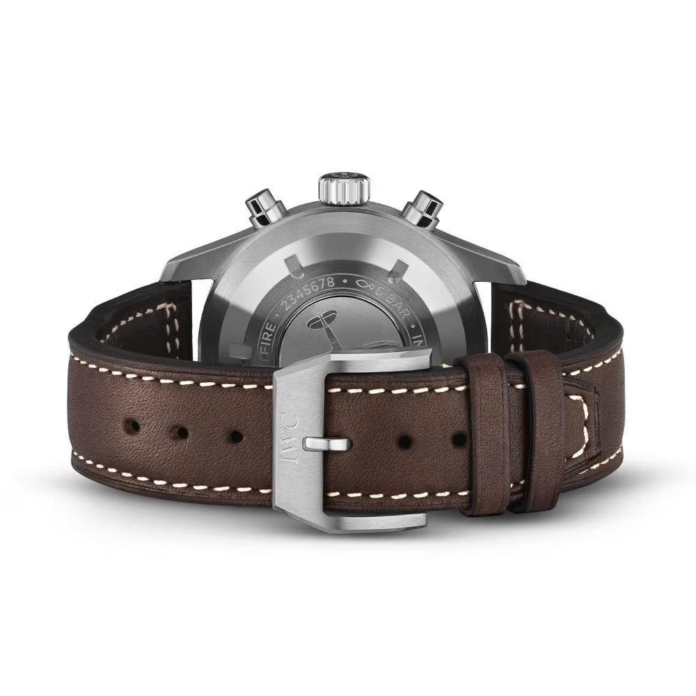 Unworn IWC Pilot's Watch Spitfire Chronograph, Bronze, 41mm, Ref# IW387903, Strap and Clasp