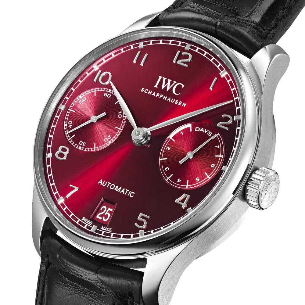 Unworn IWC Portugieser Automatic, Stainless Steel, 42mm, Ref# IW500714, Right