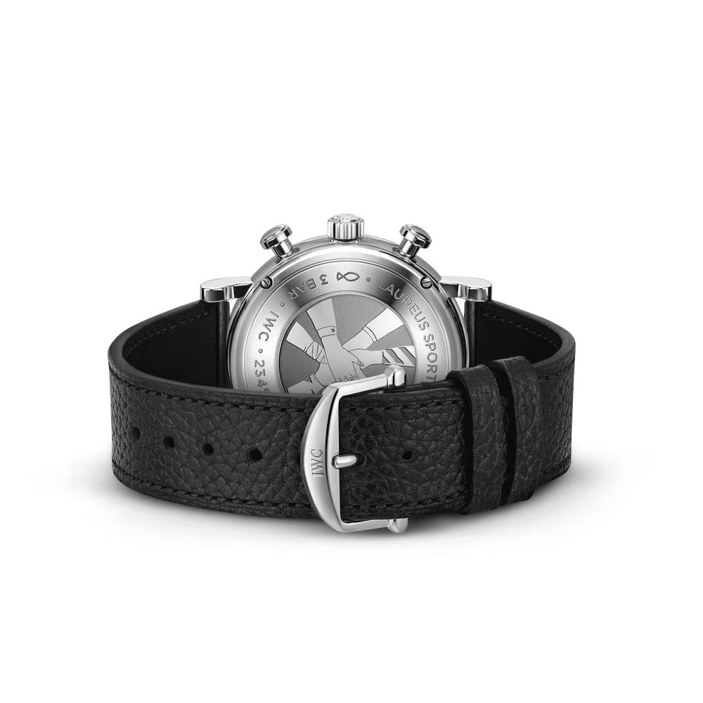 Unworn IWC Portofino Chronograph 39 Edition “Laureus Sport for Good”, Stainless Steel, 39mm, Ref# IW391408, Strap and clasp