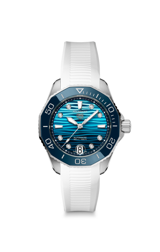 TAG Heuer Aquaracer Professional 300 Date, Stainless Steel set with Diamonds, Ref# WBP231N.FT6234