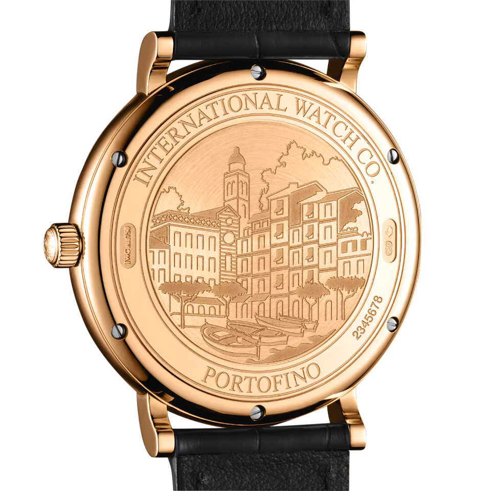 Unworn IWC Portofino Automatic, 18k Rose Gold, 40mm, Ref# IW356522, Back