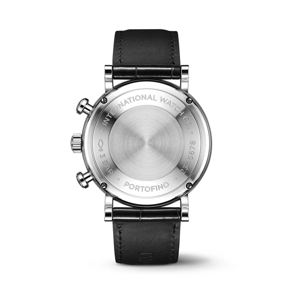 Unworn IWC Portofino Chronograph 39, Stainless Steel, 39mm, Ref# IW391406, Back