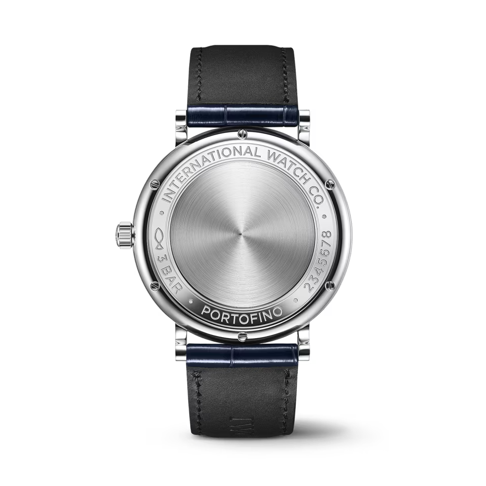Unworn IWC Portofino Automatic, Stainless Steel, 40mm, Ref# IW356527, back