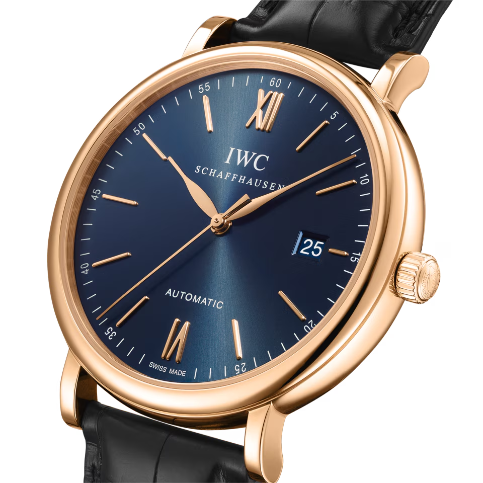 Unworn IWC Portofino Automatic, 18k Rose Gold, 40mm, Ref# IW356522, Dial right