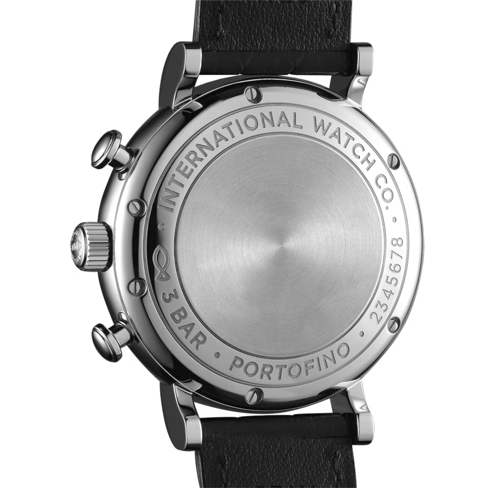 Unworn IWC Portofino Chronograph, Stainless Steel, 42mm, Ref# IW391036, Back