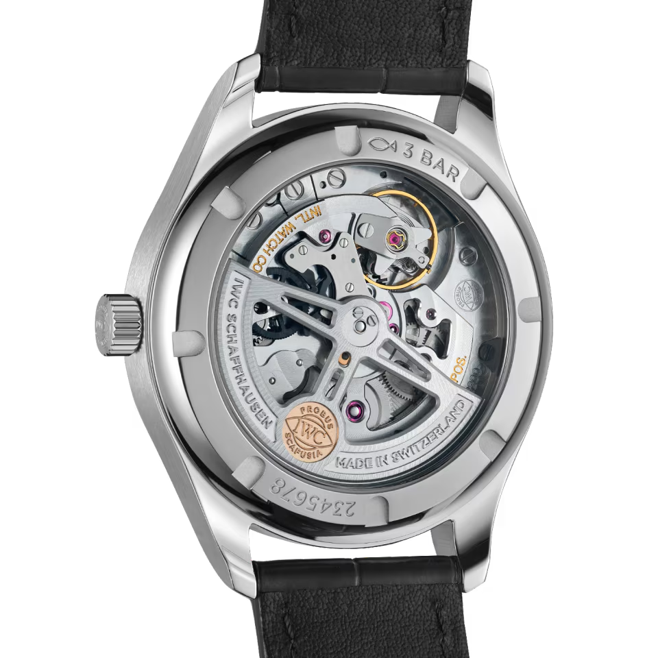 Unworn IWC Portugieser Automatic 40, Stainless steel, 40,4mm, Ref# IW358305, Black