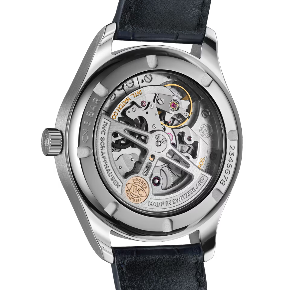 Unworn IWC Portugieser Automatic 40, Stainless steel, 40,4mm, Ref# IW358304, Back