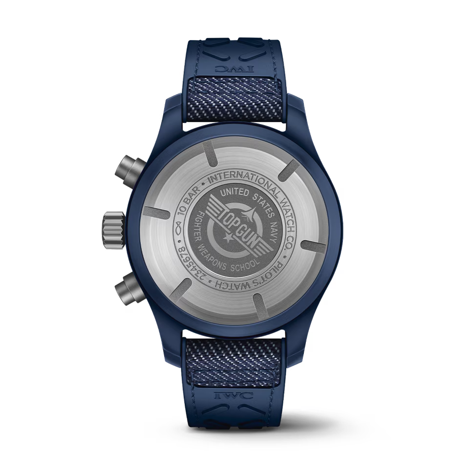 Unworn IWC Pilot’s Watch Chronograph 41 TOP GUN Oceana, Ceramic, Titanium, 41.9mm, Ref# IW389404, Back