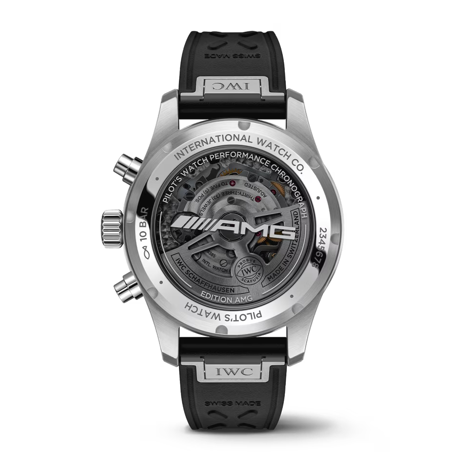 Unworn IWC Pilot’s Watch Performance Chronograph AMG 41, Titanium, 41mm, Ref# IW388305, Back