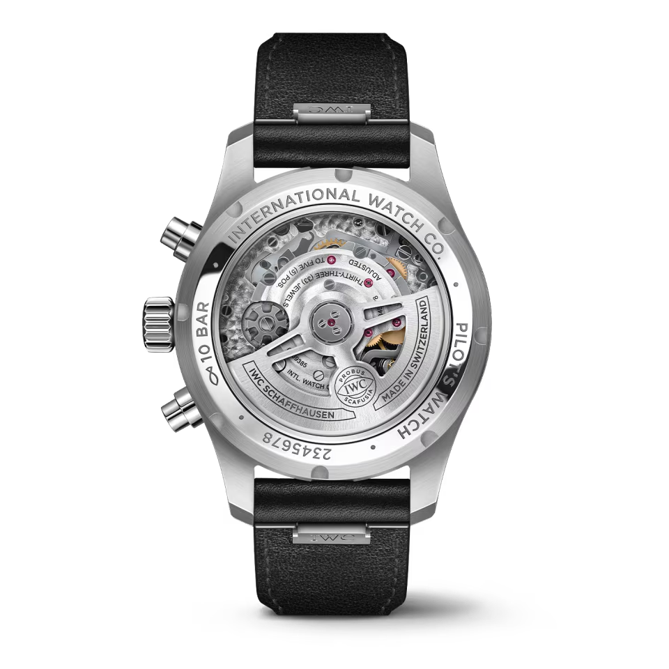 Unworn IWC Pilot's Watch Chronograph 41, Stainless Steel, 41mm, Ref# IW388111, Back
