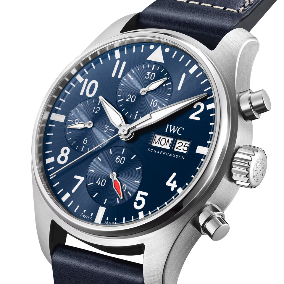 Unworn IWC Pilot's Watch Chronograph 41, Stainless Steel, 41mm, Ref# IW388101, Dial