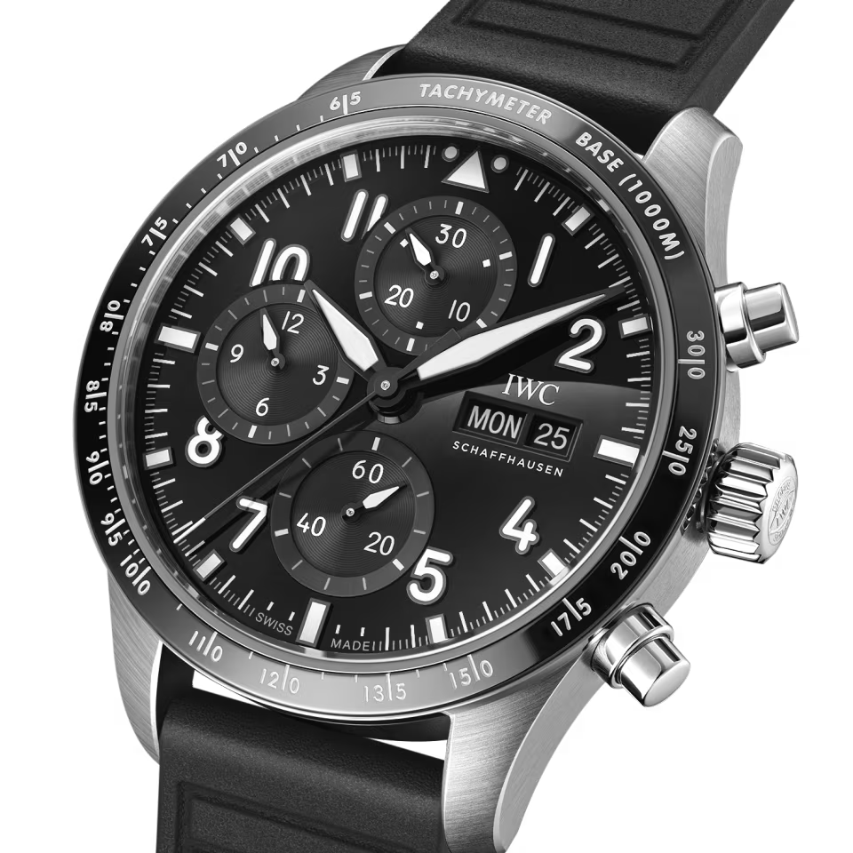 Unworn IWC Pilot’s Watch Performance Chronograph AMG 41, Titanium, 41mm, Ref# IW388305, Dial