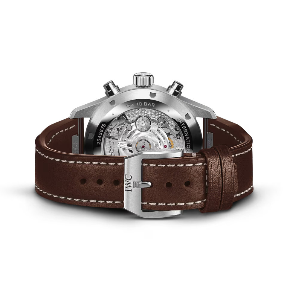 Unworn IWC Pilot’s Watch Chronograph, Stainless Steel, 43 mm, Ref# IW378005, Strap and clasp