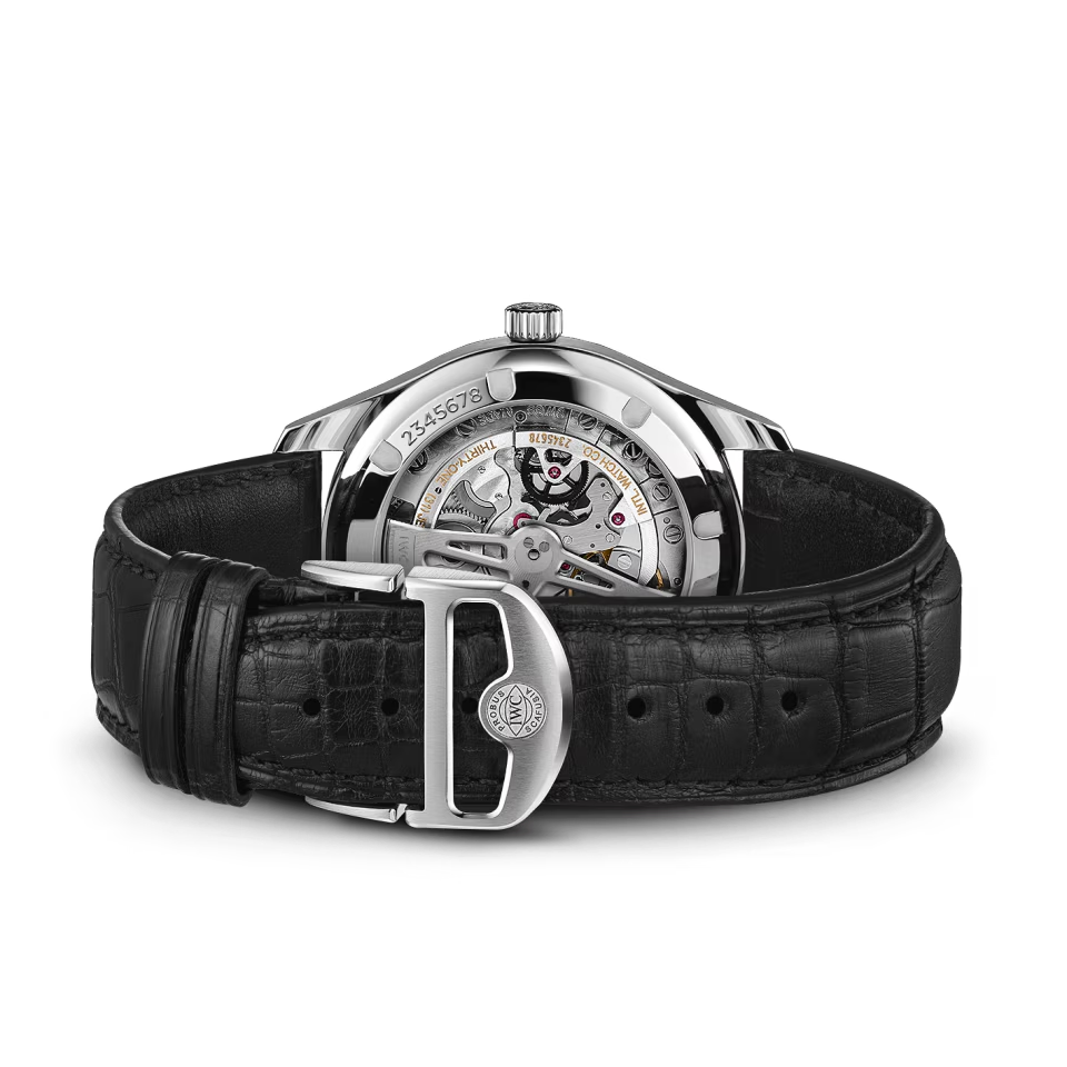 Unworn IWC Portugieser Automatic 40, Stainless steel, 40,4mm, Ref# IW358313, Strap and clasp