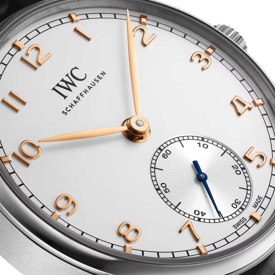 Unworn IWC Portugieser Automatic 40, Stainless steel, 40,4mm, Ref# IW358303, Dial