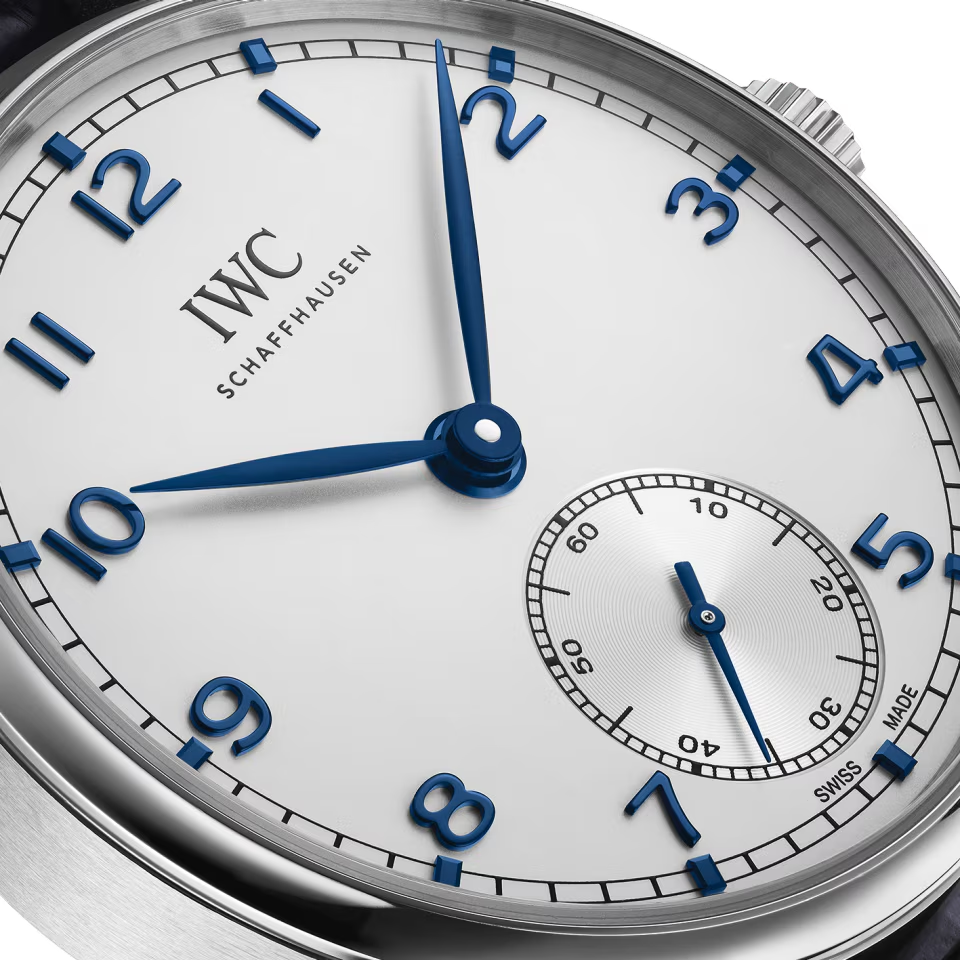 Unworn IWC Portugieser Automatic 40, Stainless steel, 40,4mm, Ref# IW358304, Dial