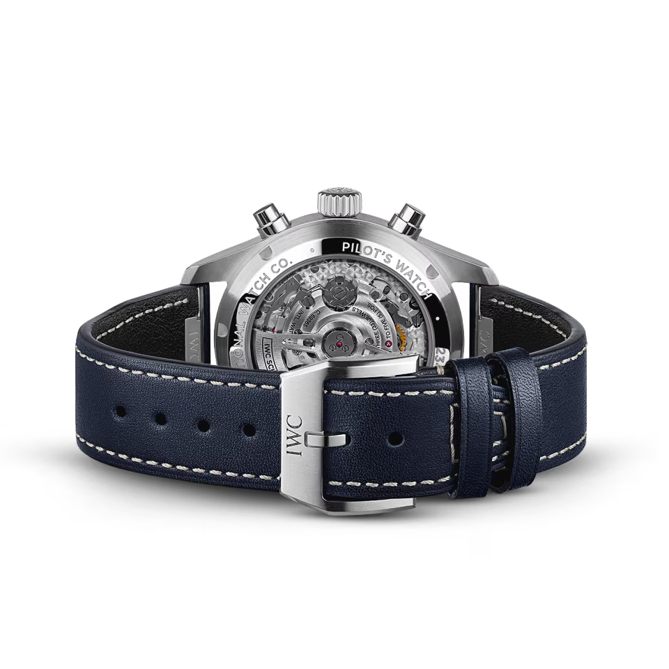 Unworn IWC Pilot's Watch Chronograph 41, Stainless Steel, 41mm, Ref# IW388101, Strap and clasp