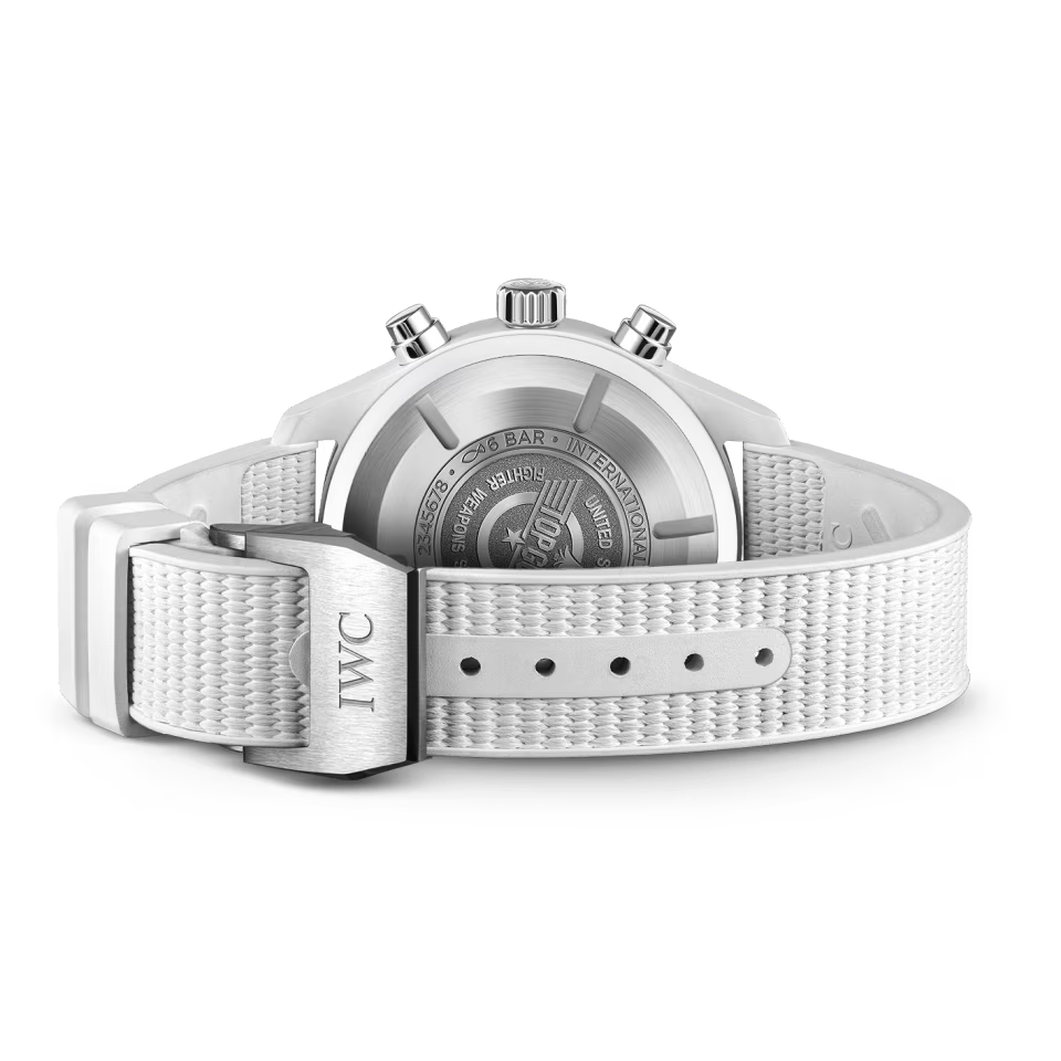 Unworn IWC Pilot’s Watch Chronograph TOP GUN Edition “Lake Tahoe”, Ceramic, Titanium, 44,5mm, Ref# IW389105, Strap and clasp