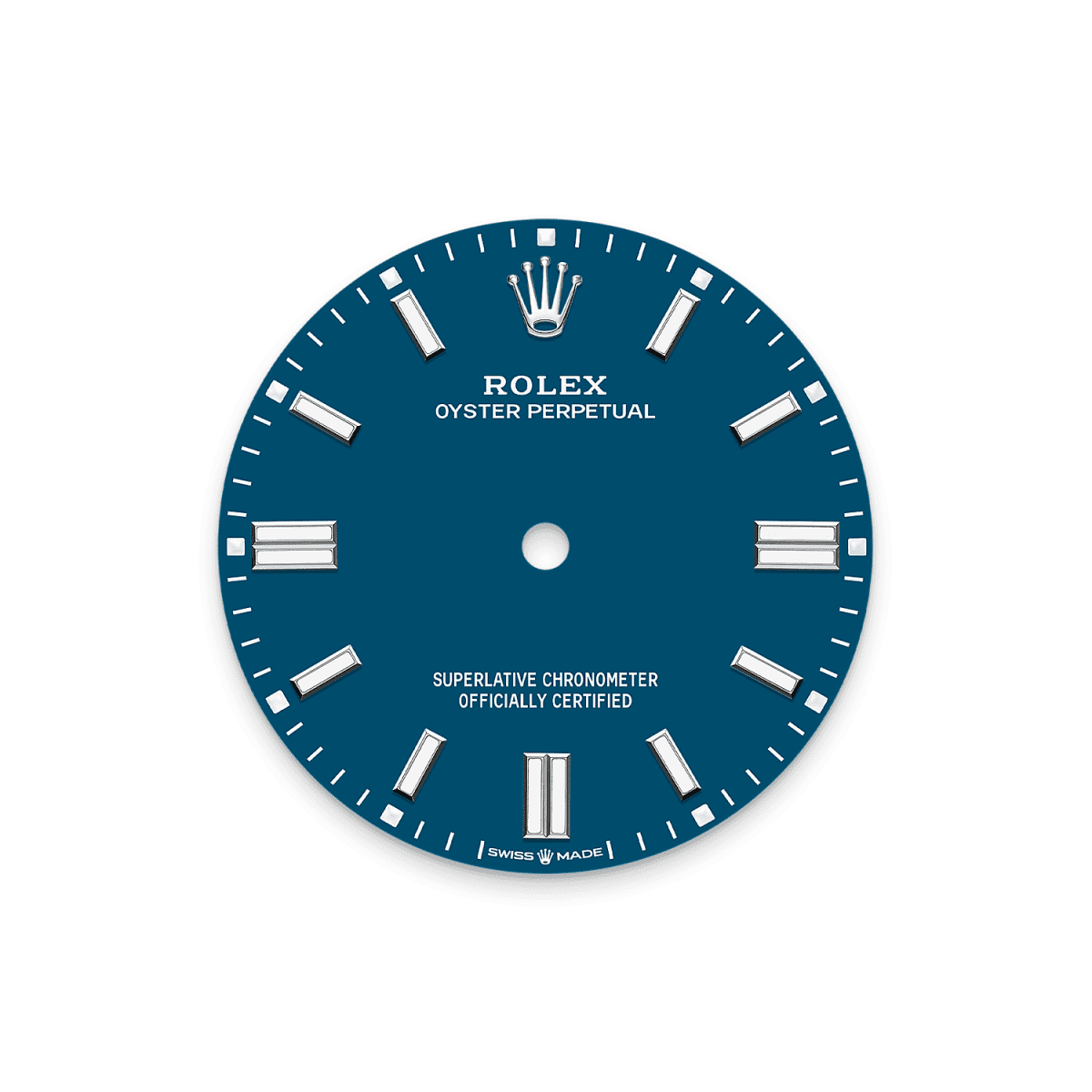 Unworn 2025, Rolex Oyster Perpetual, Oystersteel 41mm, Blue dial, Domed Oyster, Ref# 134300-0009, box and papers, Dial