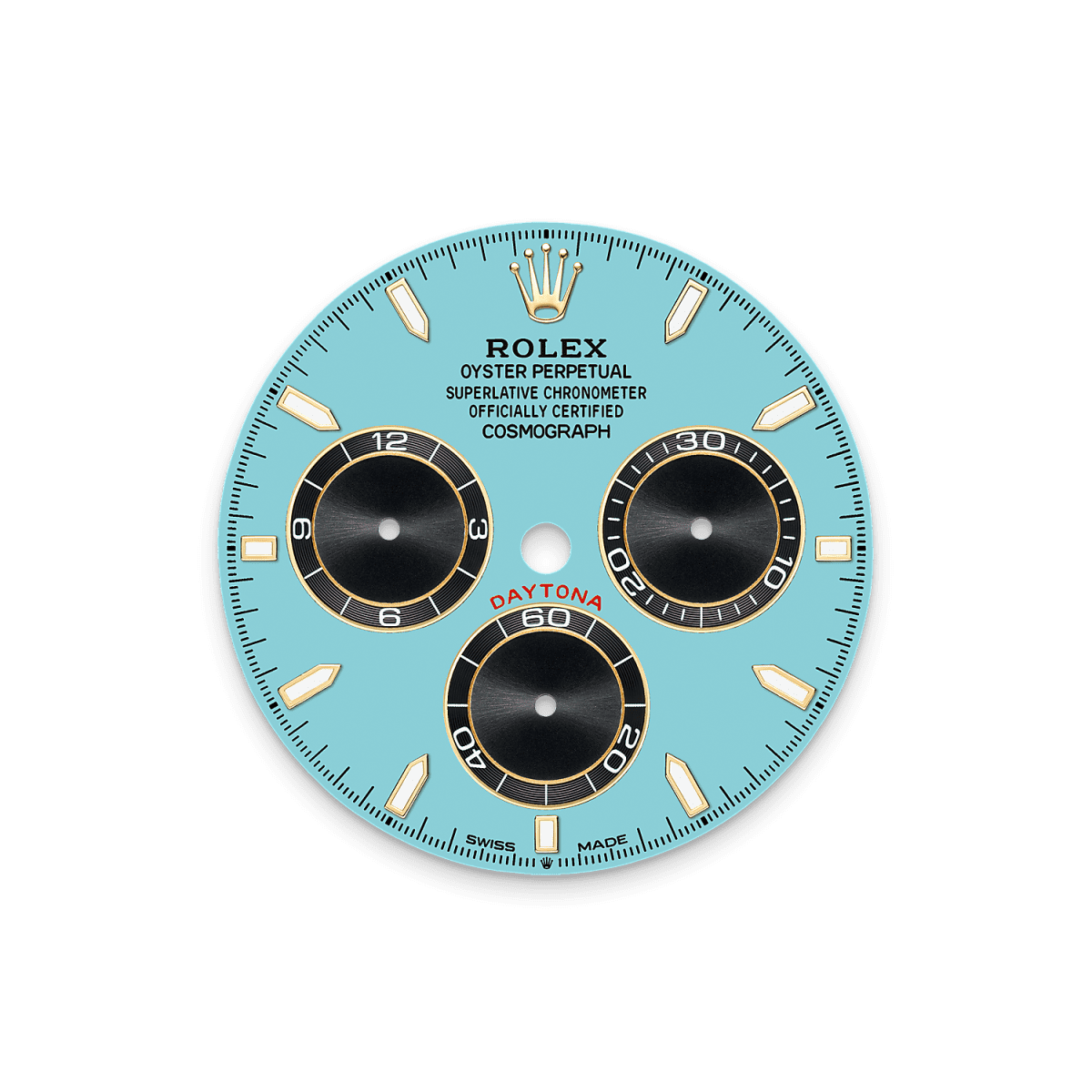 Unworn 2025, Rolex Cosmograph Daytona 40mm, 18k Yellow Gold, Ref# 126518ln-0014, box & papers, Dial