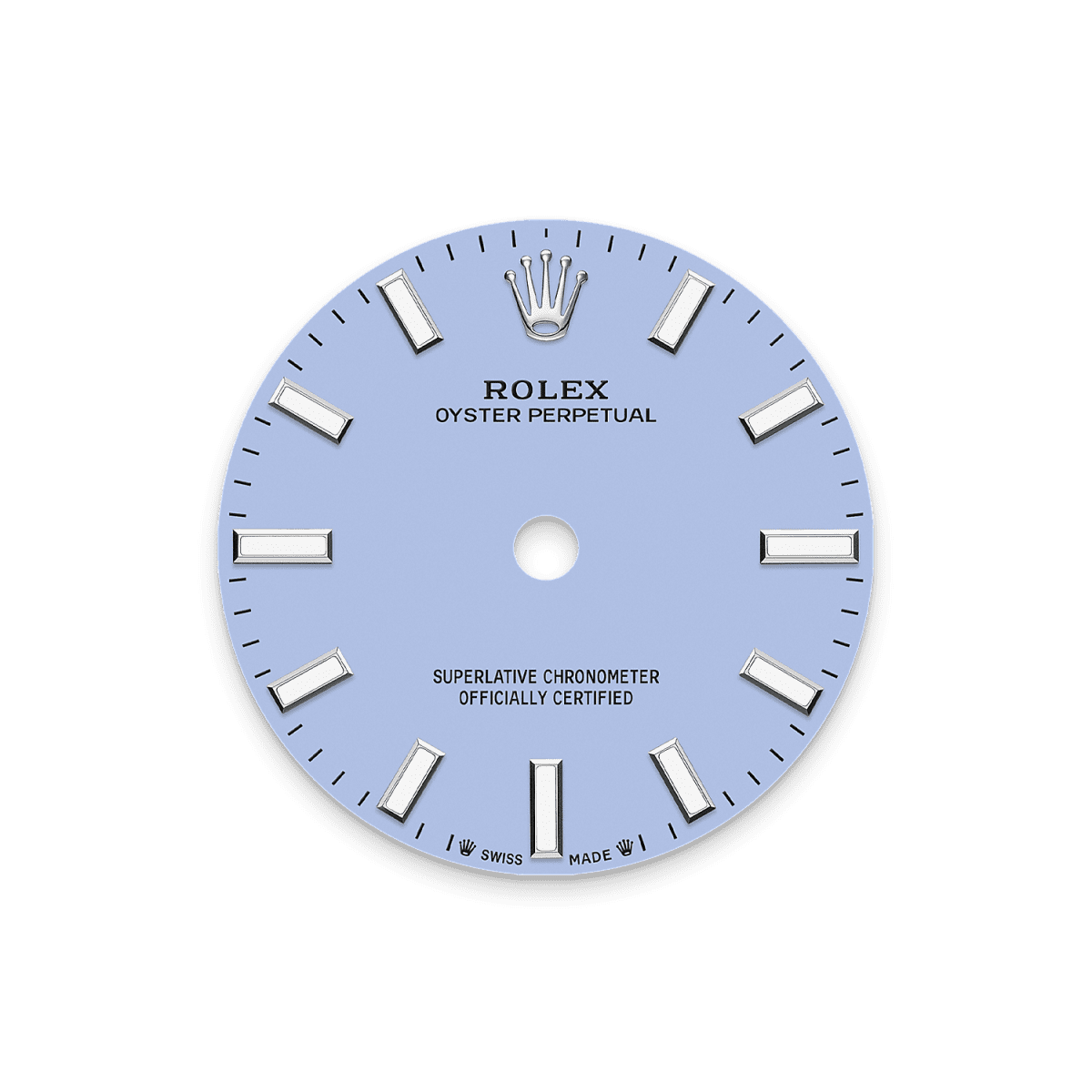Unworn 2025, Rolex Oyster Perpetual, Oystersteel, 31mm, Lavender dial, Domed Oyster, Ref# 277200-0014, box and papers, Dial