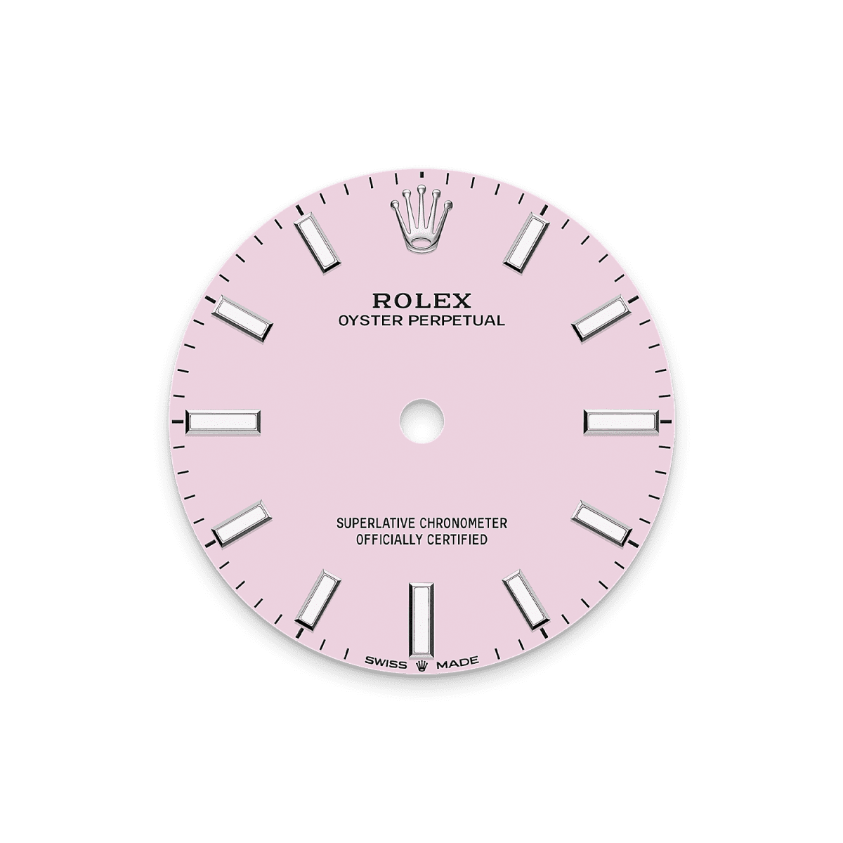 Unworn 2025, Rolex Oyster Perpetual, Oystersteel, 31mm, Candy pink dial, Domed Oyster, Ref# 277200-0009, box and papers, Dial