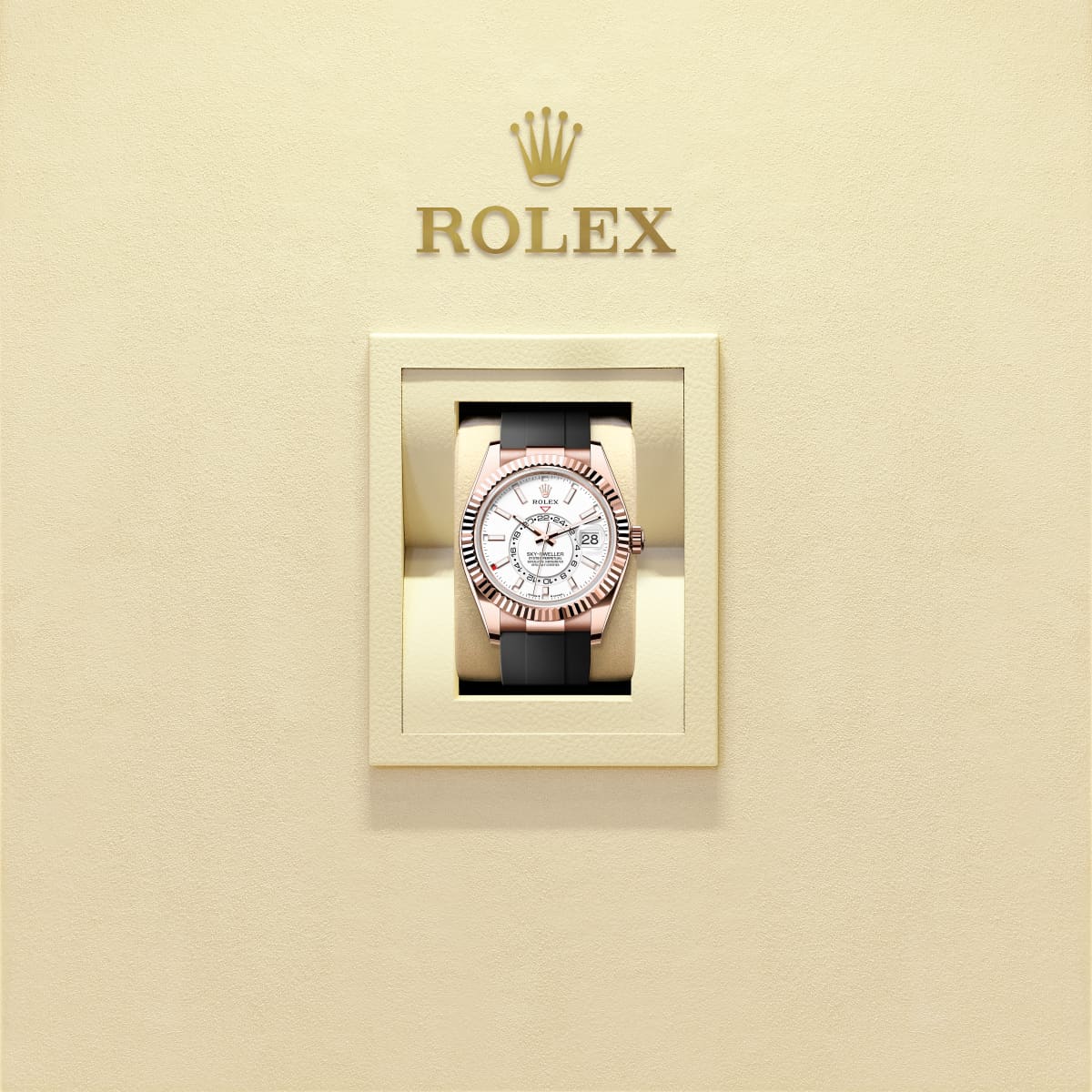 Rolex Sky-Dweller, 42mm, 18k Everose Gold, Ref# 336235-0003, Watch in box