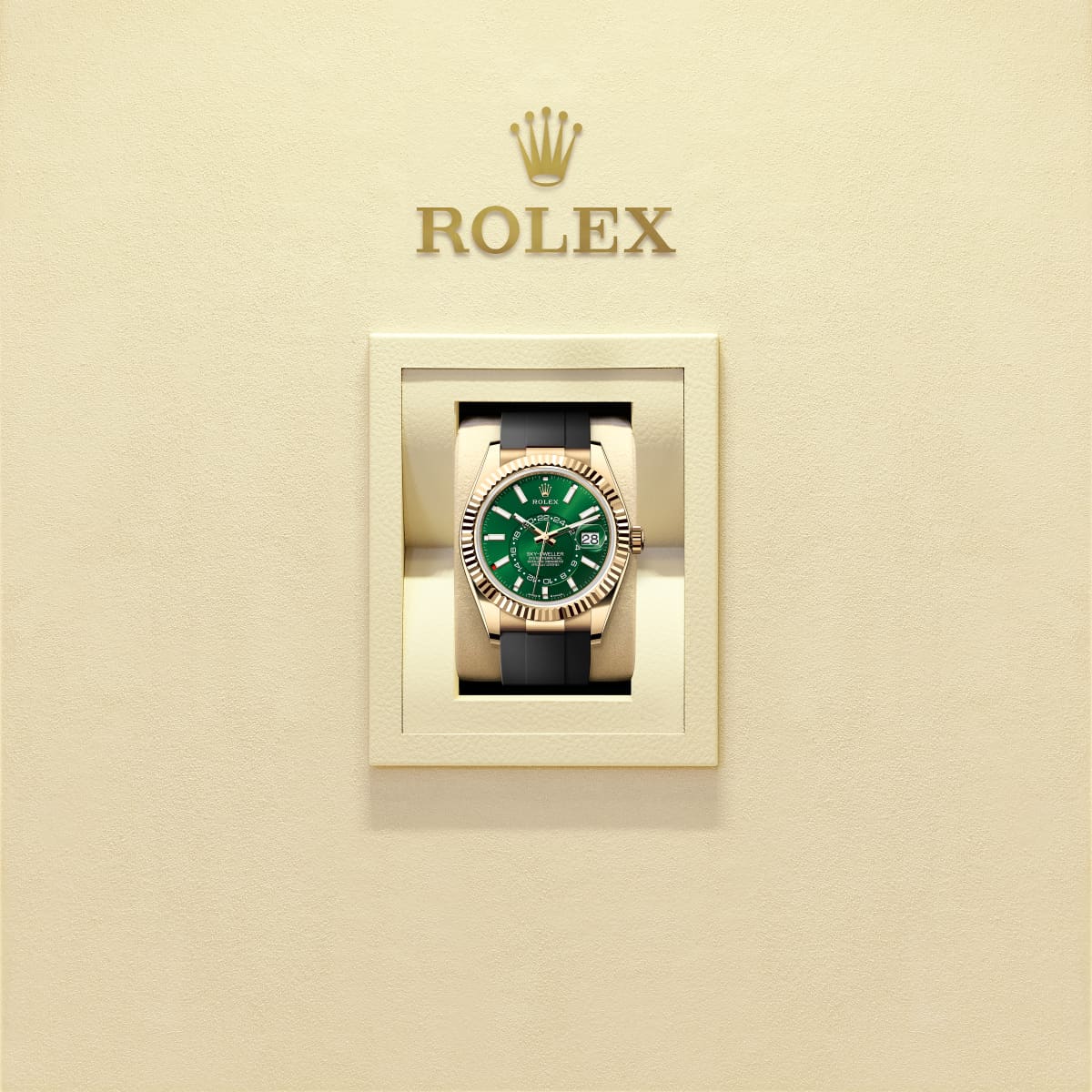 Unworn 2025, Rolex Sky-Dweller, 42mm, 18k Yellow Gold, Ref# 336238-0004, box & papers, Watch in box