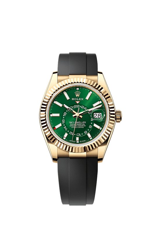 Unworn 2025, Rolex Sky-Dweller, 42mm, 18k Yellow Gold, Ref# 336238-0004, box & papers