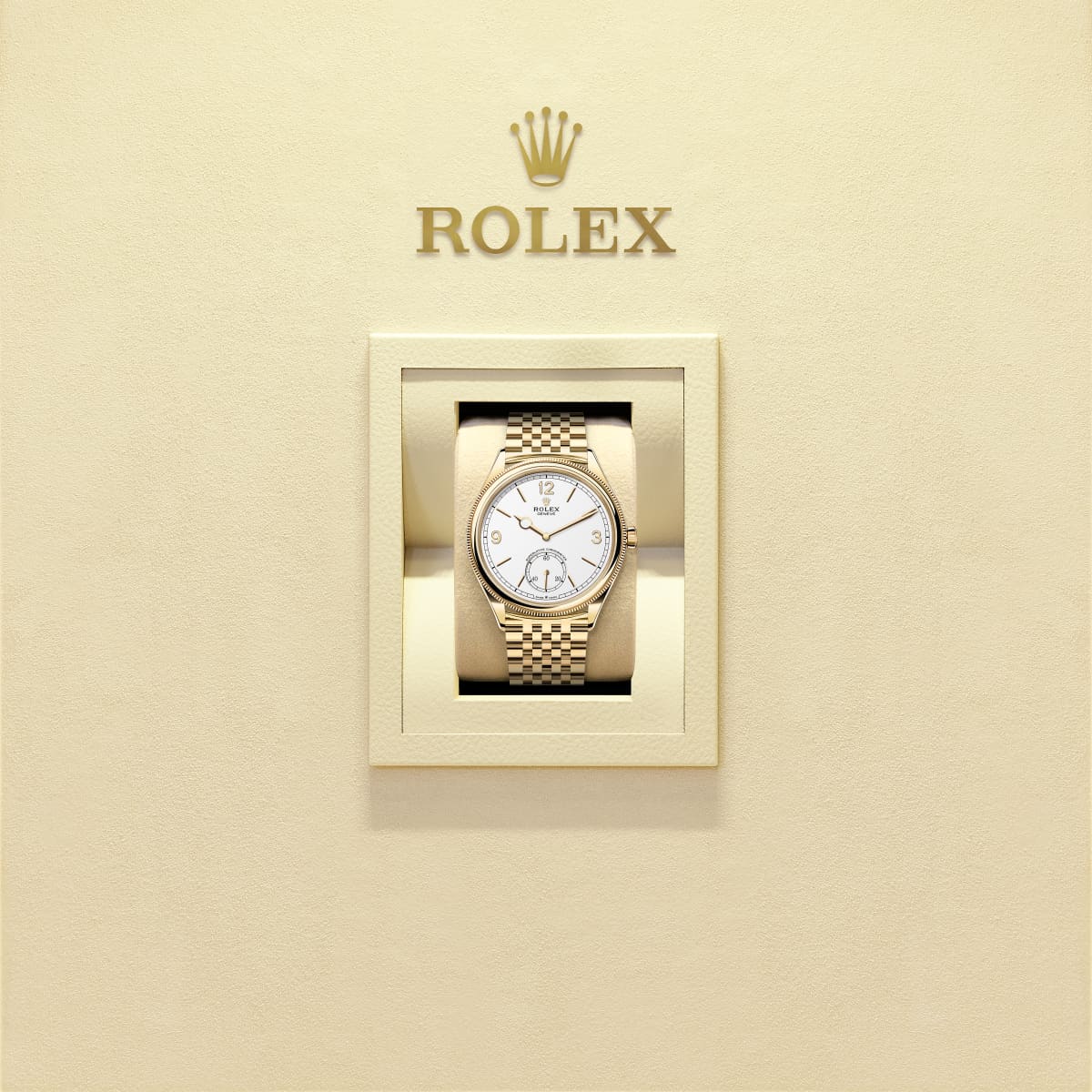Unworn 2025, Rolex Perpetual 1908, 18k Yellow Gold, 39mm, Ref# 52508-0008, box and papers, Watch in box