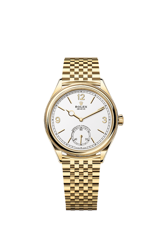 Unworn 2025, Rolex Perpetual 1908, 18k Yellow Gold, 39mm, Ref# 52508-0008, box and papers