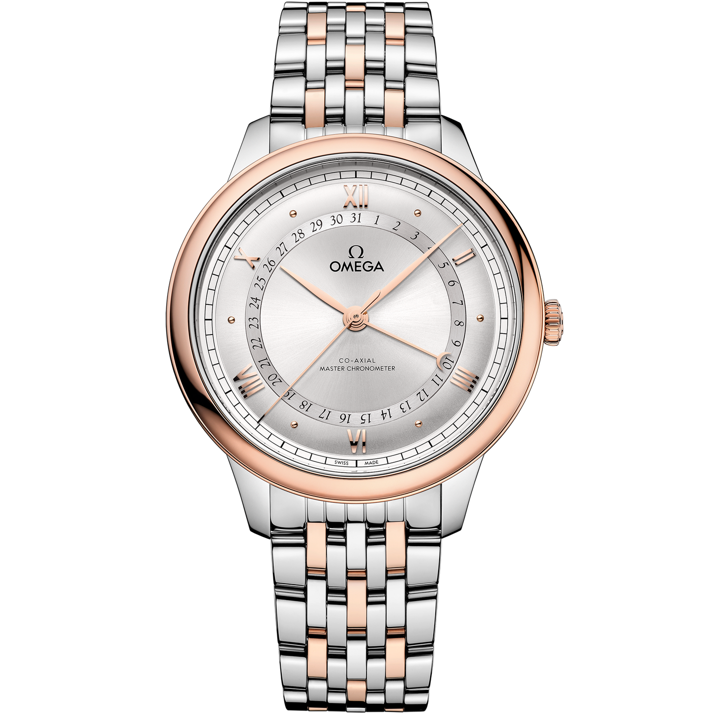 Unworn, Omega De Ville Prestige, Stainless Steel and 18k Sedna™ Gold, 42 mm, Ref# 434.20.42.22.02.001