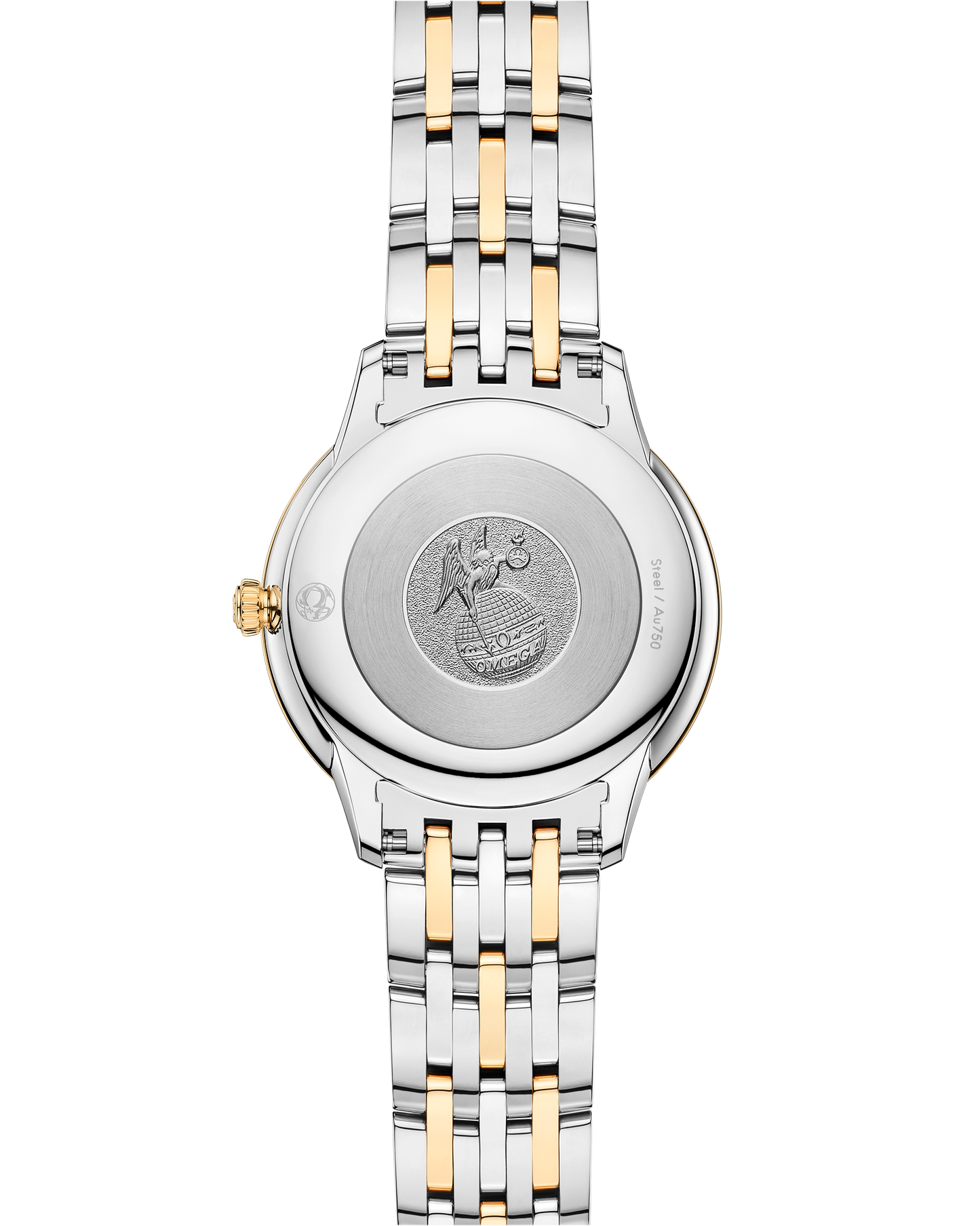 Unworn, Omega De Ville Prestige, Stainless Steel, 18k Yellow Gold and Diamond-set, 30 mm, Quartz, Ref# 434.25.30.60.52.002, Back