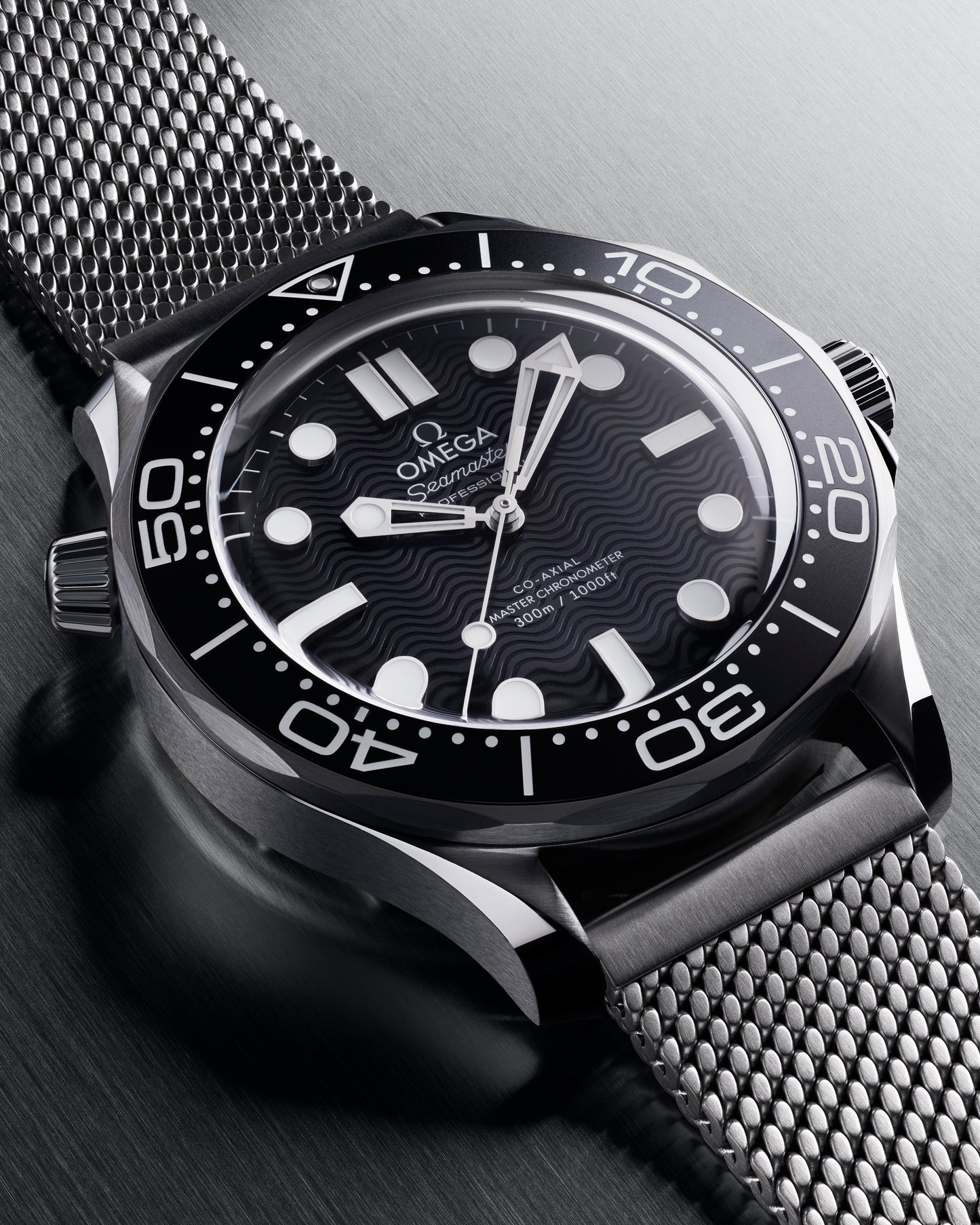 Unworn, Omega Seamaster Diver 300m, Stainless Steel, 42mm, Ref# 210.30.42.20.01.010, Dial