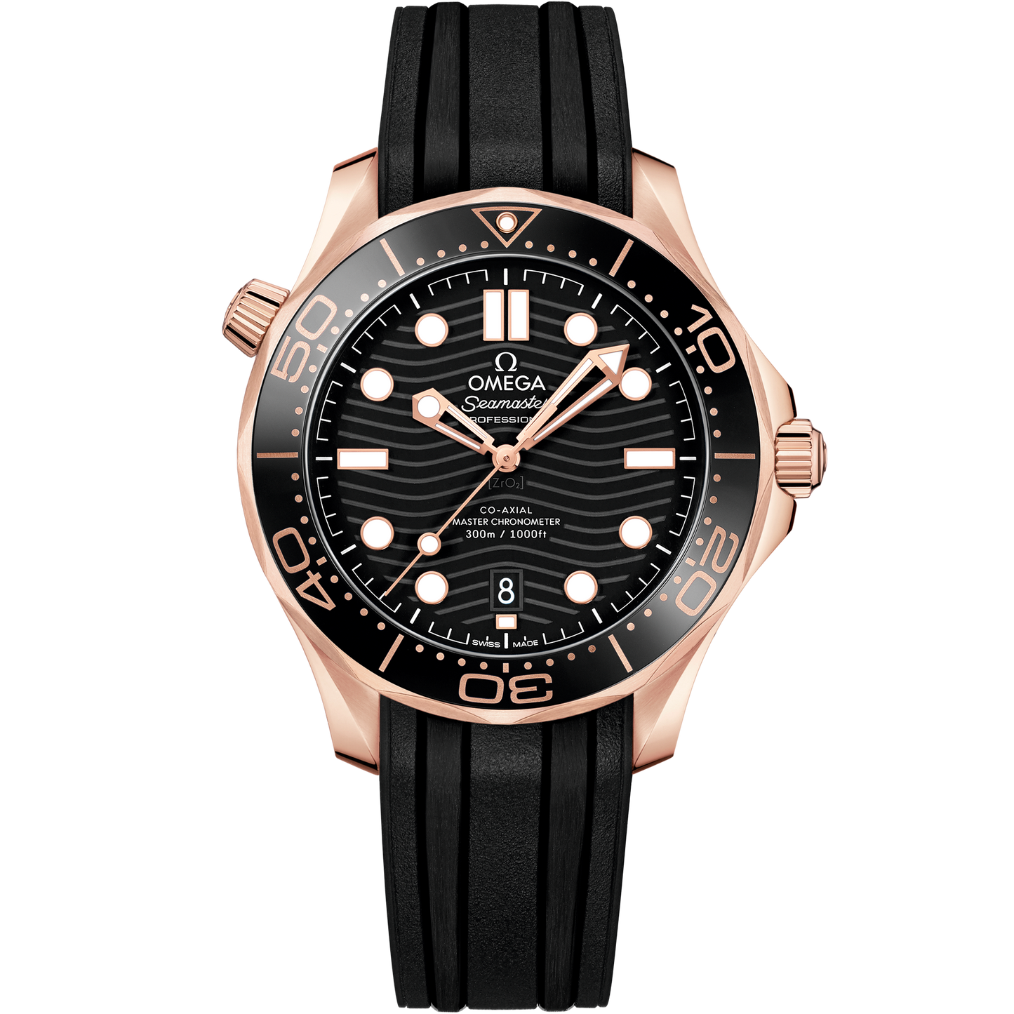 Unworn, Omega Seamaster Diver 300m, 18k Sedna™ Gold, Ceramic, 42mm, Ref# 210.62.42.20.01.002