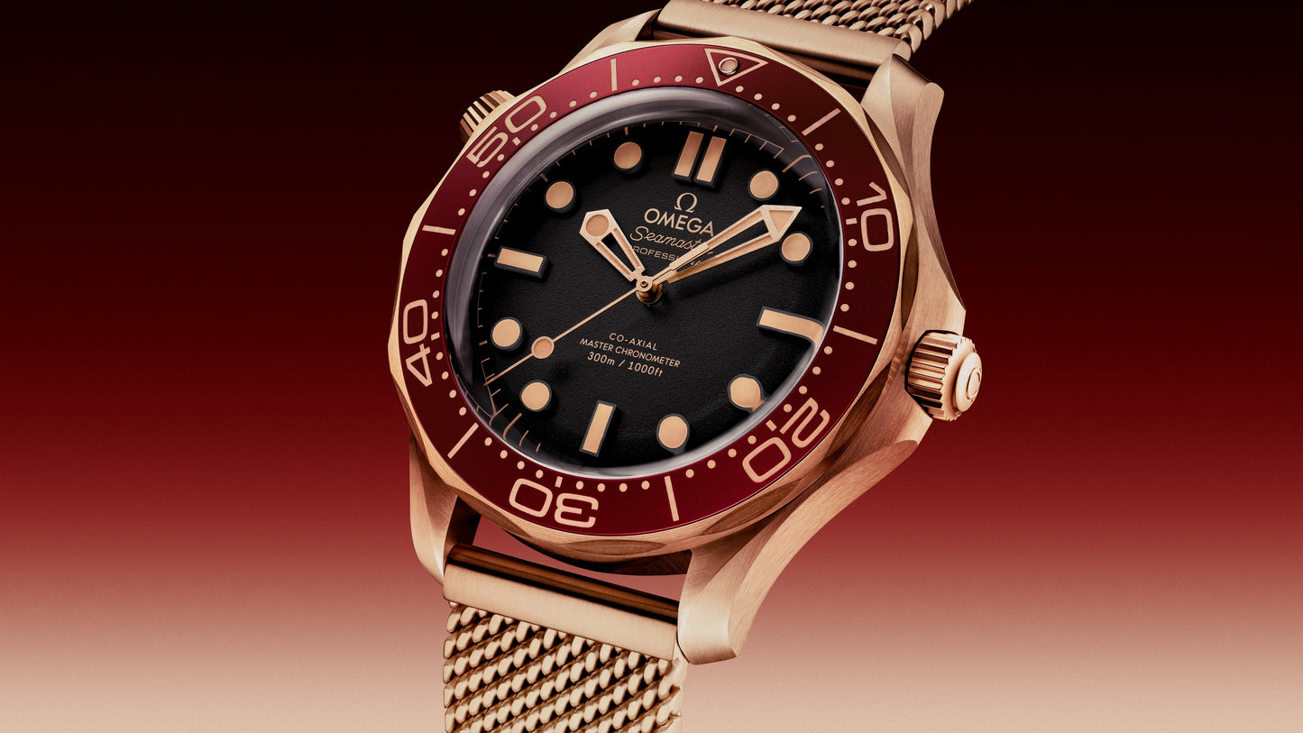 Unworn, Omega Seamaster Diver 300m, 18k Bronze Gold, 42mm, Ref# 210.90.42.20.01.003, Right