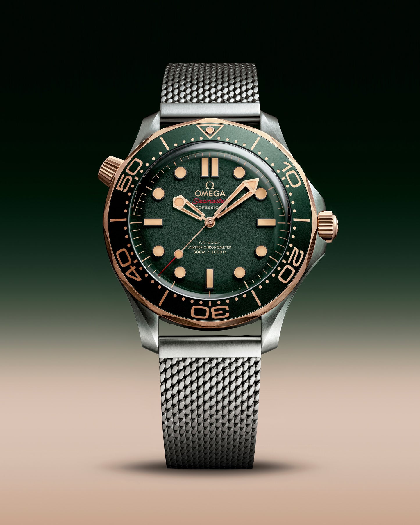 Unworn, Omega Seamaster Diver 300m, Titanium, 9K Bronze Gold, 42mm, Ref# 210.90.42.20.10.001, Main view 1