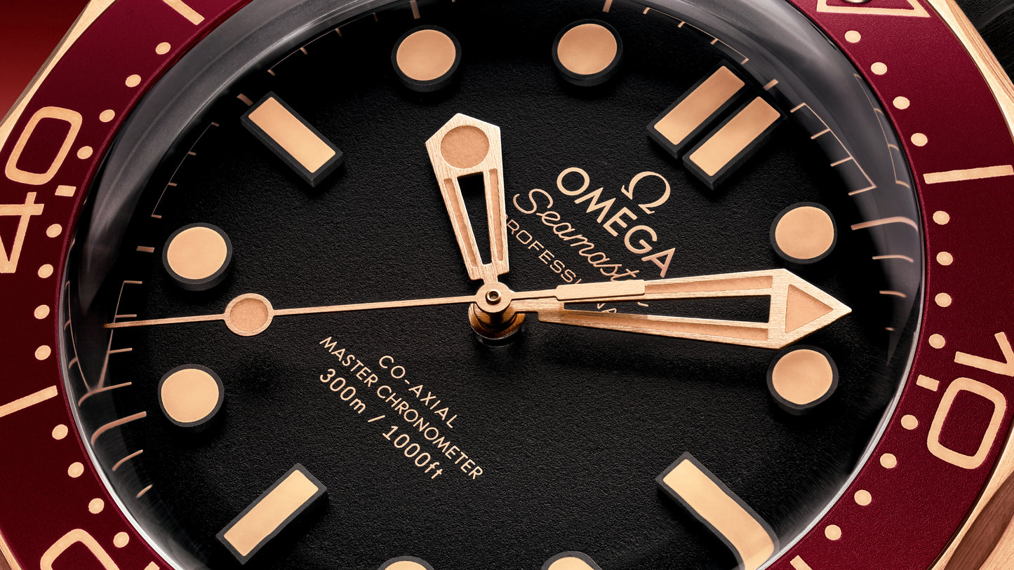 Unworn, Omega Seamaster Diver 300m, 18k Bronze Gold, 42mm, Ref# 210.92.42.20.01.003, Dial
