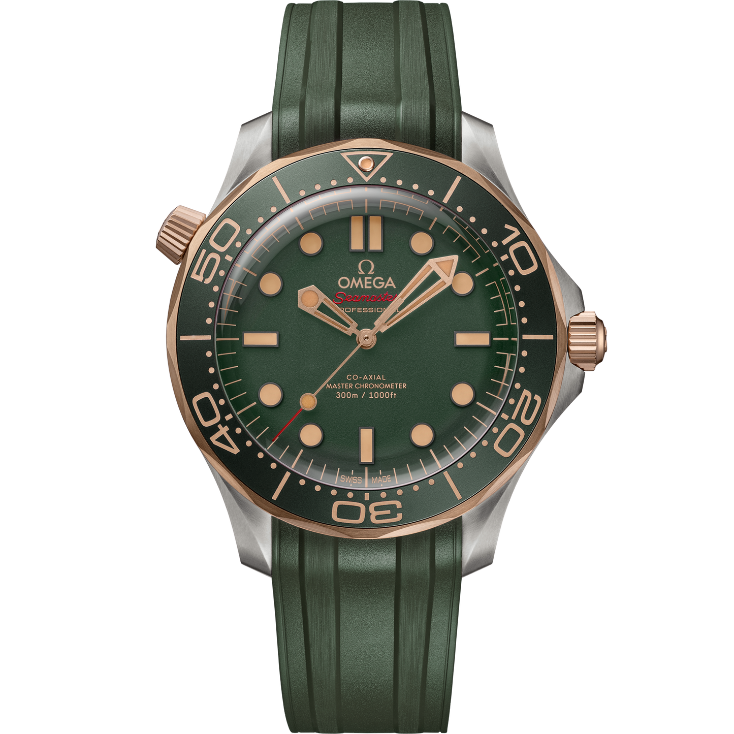 Unworn, Omega Seamaster Diver 300m, Titanium and 9K Bronze Gold, 42mm, Ref# 210.92.42.20.10.001