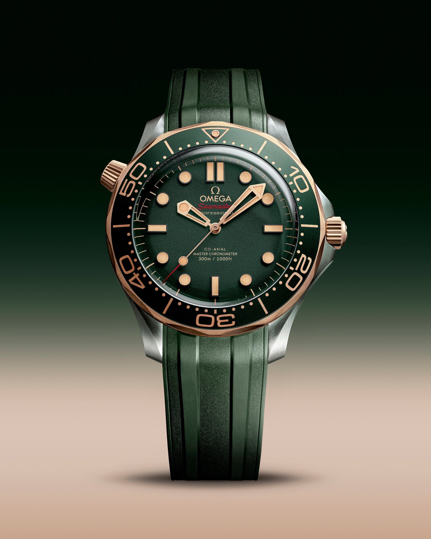 Unworn, Omega Seamaster Diver 300m, Titanium and 9K Bronze Gold, 42mm, Ref# 210.92.42.20.10.001, main view
