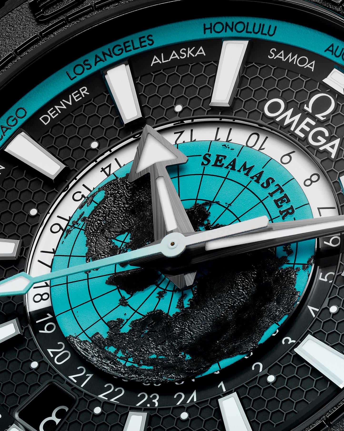 Unworn, Omega Seamaster Planet Ocean 600m, Ceramic, Ref# 215.92.46.22.01.006, Dial