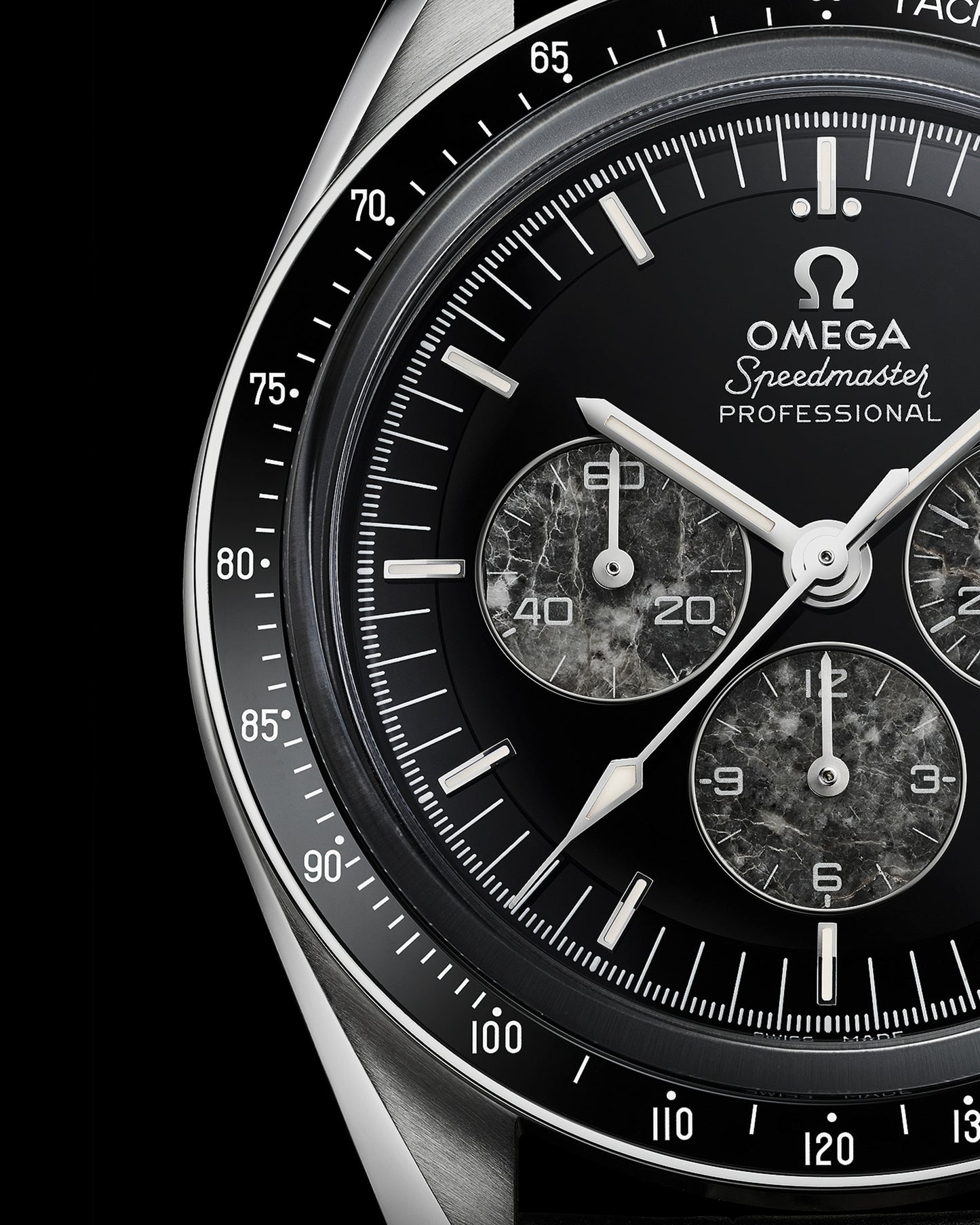 Unworn, Omega Speedmaster Calibre 321, Platinum, Chronograph, 42mm, Ref# 311.90.42.30.99.002, Dial 1