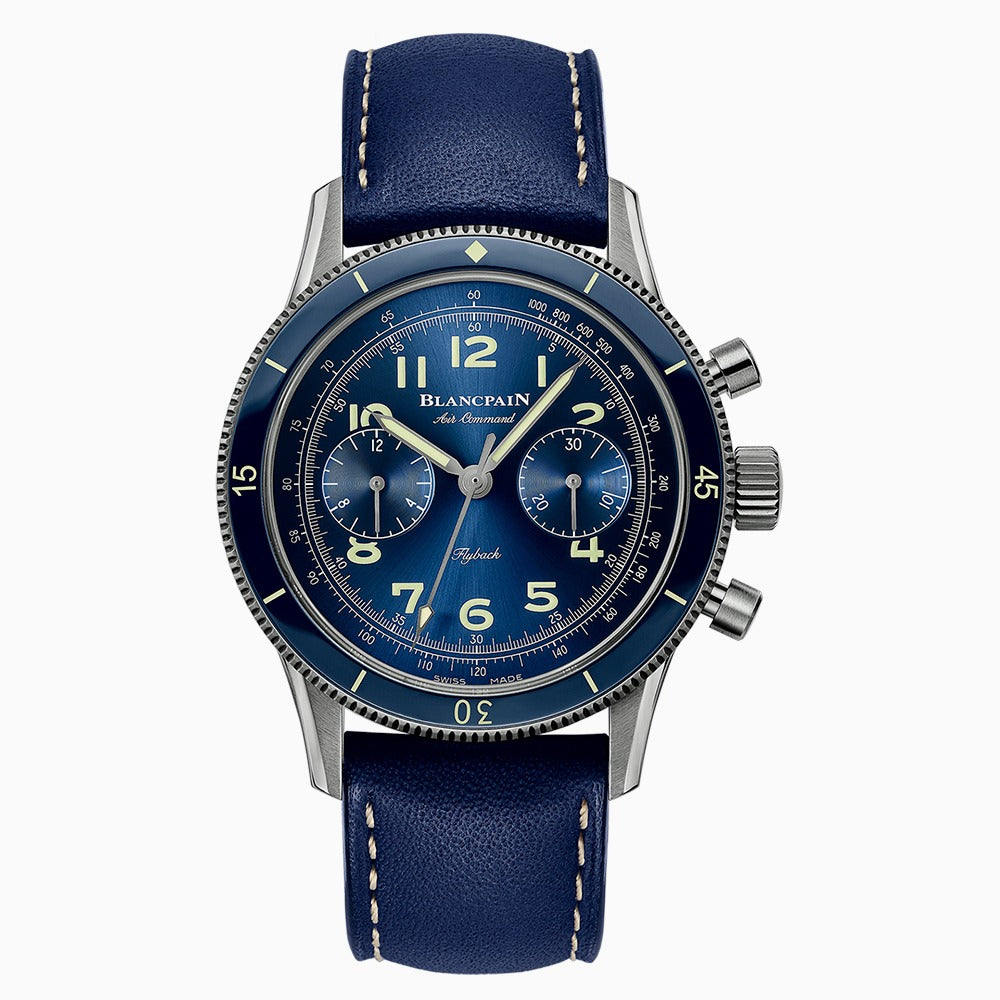 Unworn Blancpain Air Command Flyback Chronograph, Titanium, 42.5mm, Ref# AC02-12B40-63A