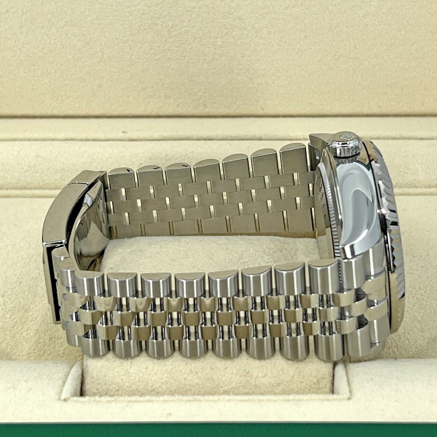 Rolex Sky-Dweller Stainless Steel and 18k White Gold Blue 42mm Jubilee, Ref# 326934-0004, Bracelet 1