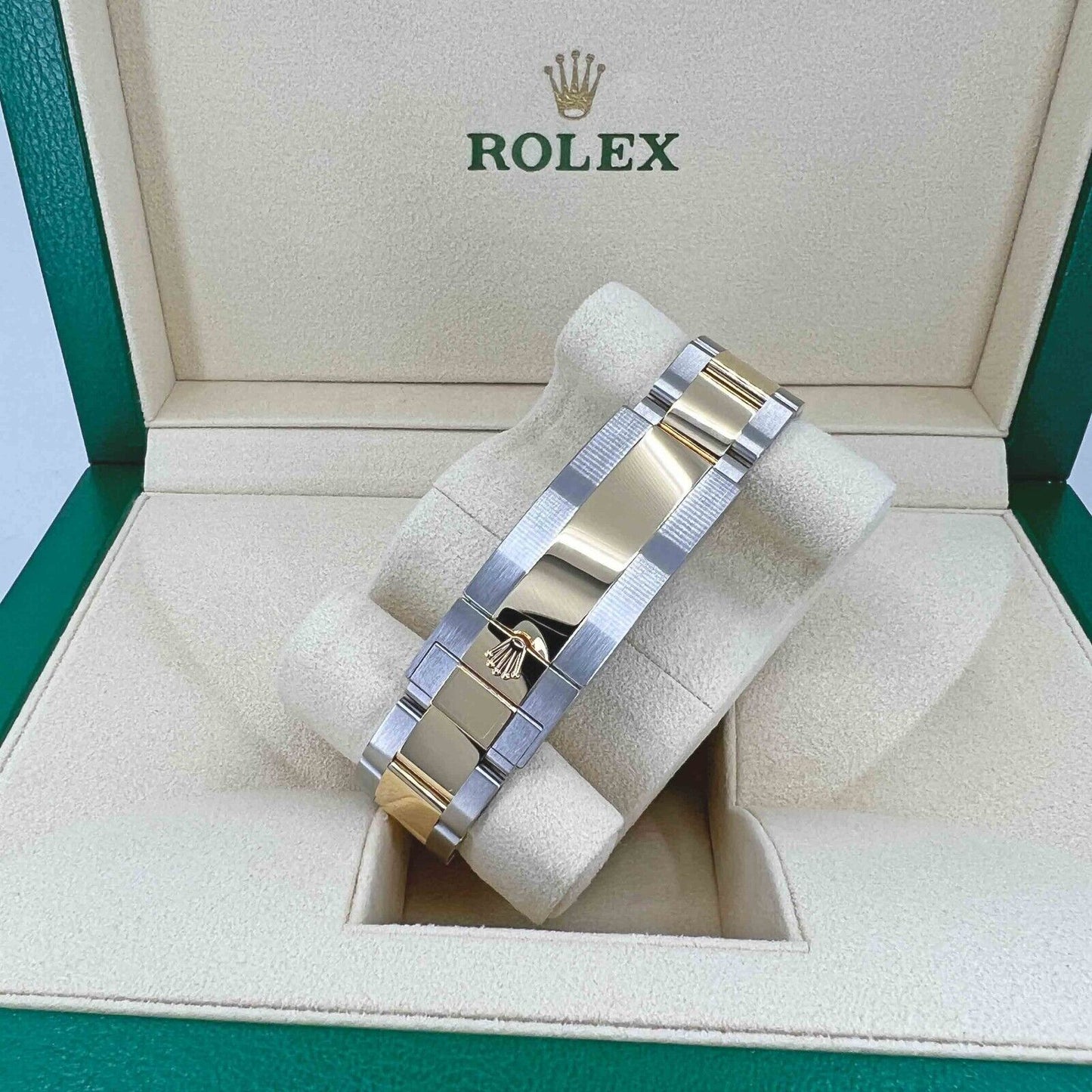 Rolex Submariner Date, Stainless Steel and 18k Yellow Gold, 41mm, Ref# 126613lb-0002, Clasp 1