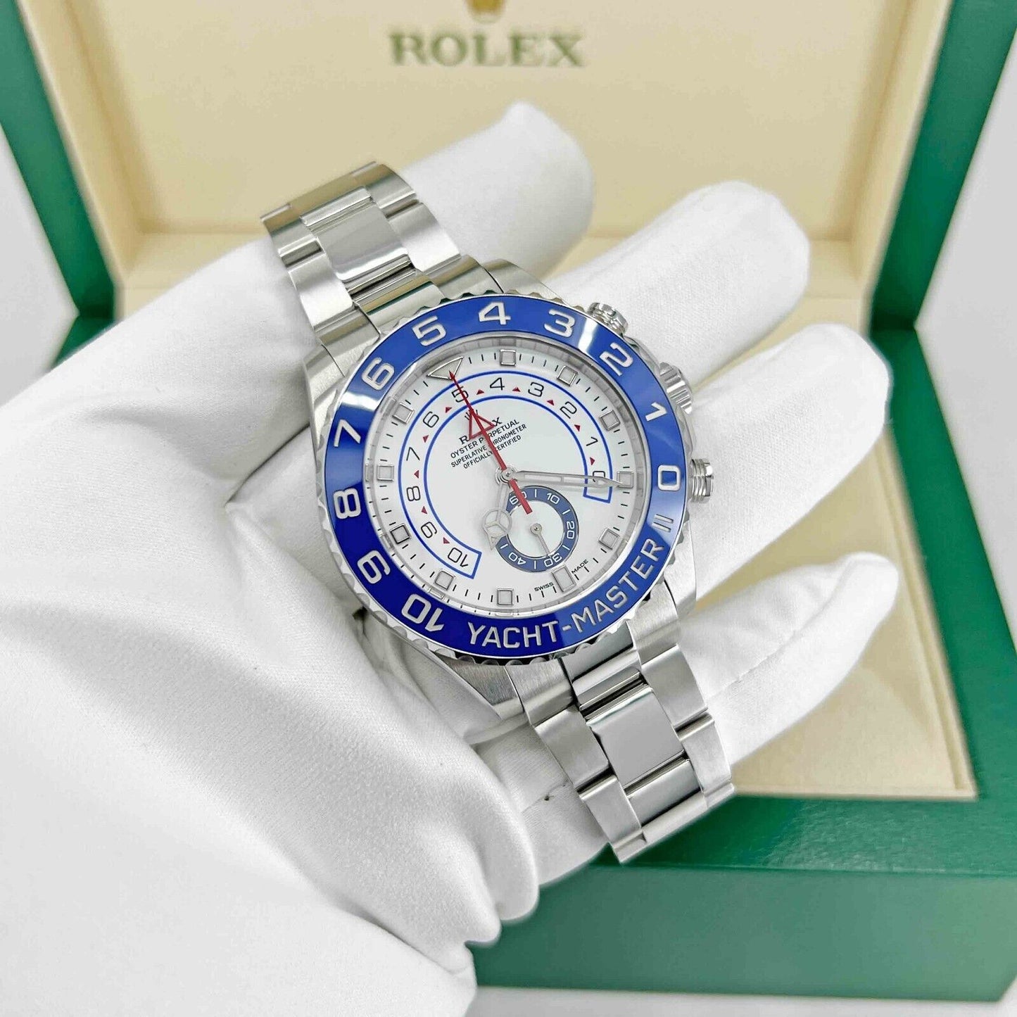 Rolex Yacht-Master II, Oystersteel, 44mm, Ref# 116680-0002, Dial 1