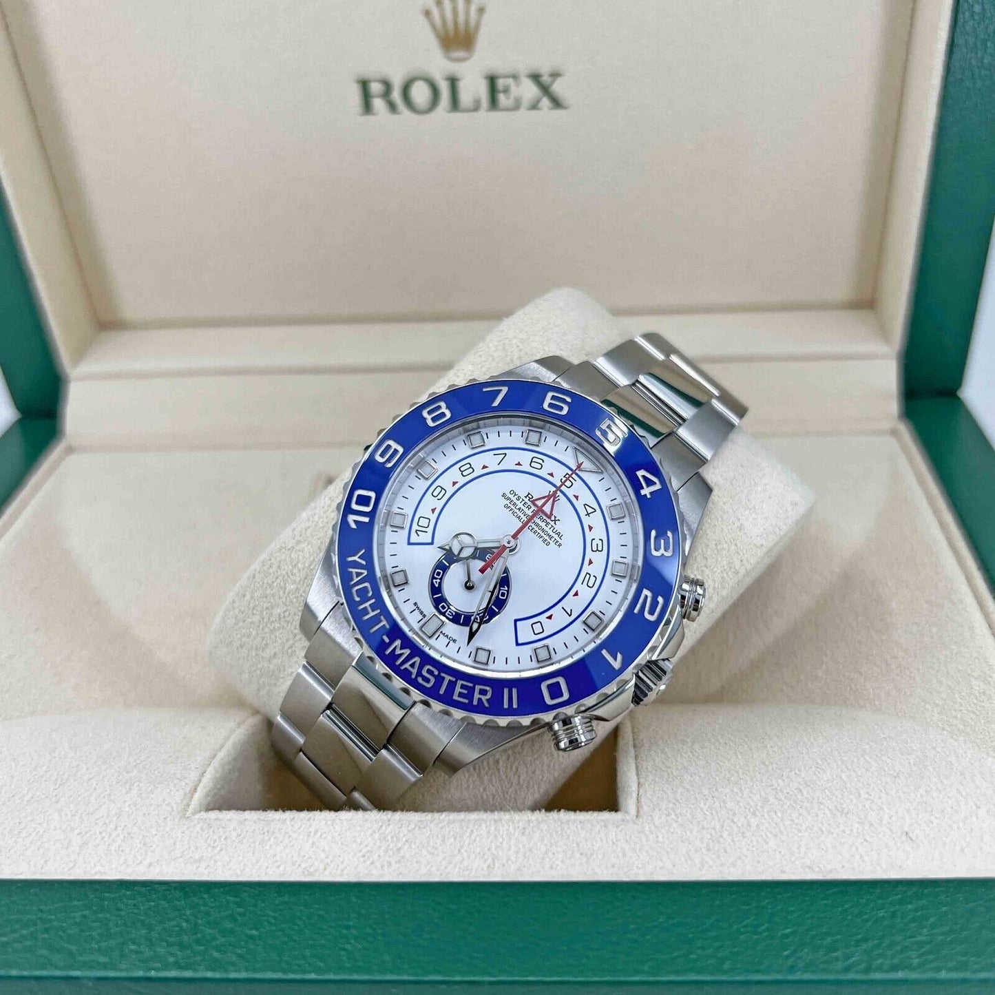 Rolex Yacht-Master II, Oystersteel, 44mm, Ref# 116680-0002, Dial